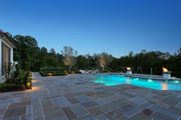 concrete pool decking